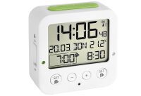 TFA 60.2528.02 Bingo        weiß Funk Wecker mit Temperatur Uhren und Wecker
