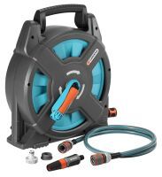 Gardena Classic Hose Box 15 Set - Box reel - Blue - Gray - Orange - 15 m - 1.1 cm