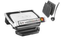 TEFAL GC716D - Black,Metallic - Stainless steel - Tabletop - Buttons - Griddle - 300 x 200 mm