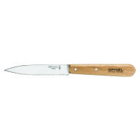 Opinel Küchenmesser No. 113 Messer mit Wellenschliff natur Küchenmesser