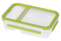 CLIP & GO Lunch- und Snackbox mit praktischer Knick-Ecke und Deckel, Yoghurtbox - 0.6LTR (518103)