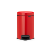Brabantia Treteimer Newicon 3 L passion red Badezimmermülleimer