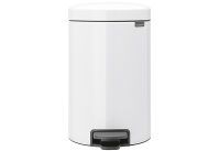 Brabantia Treteimer Newicon 12,0 L weiss Restmülleimer