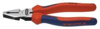 KNIPEX 02 02 200 - Lineman's pliers - Steel - Plastic - Blue/Red - 20 cm - 342 g