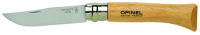 Opinel Taschenmesser No. 10 Edelstahlklinge mit Holzgriff