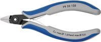 KNIPEX 79 32 125 - Diagonal-cutting pliers - Chromium-vanadium steel - Plastic - Gray/Blue - 12.5 cm - 58 g