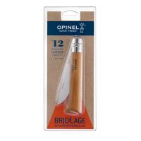 Opinel Taschenmesser No. 12 Carbonklinge mit Holzgriff Freizeitmesser
