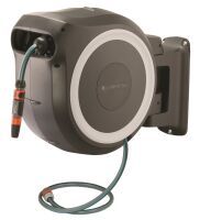 Gardena RollUp L - Wall-mounted reel - Automatic - Functional - Black - Blue - Grey - Wall-mounted - 30 m