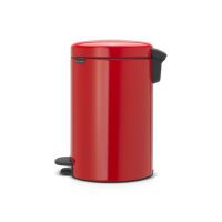 Brabantia 112003 - 12 L - Round - Red - Plastic - Pedal - 25.1 cm