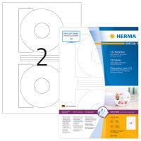 HERMA CD-Etiketten A4 weiß 116 mm Papier opak 200 St. (4471)