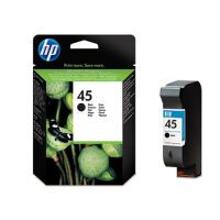 HP 45 - Original - Pigment-based ink - Black - HP - HP DeskJet 1100/1120/1220/1280/1600/6122/815/855/870/882/895/930/950/980/990 - HP PhotoSmart... - 1 pc(s)