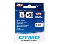 Dymo D1 Schriftband 9 mm x 7 m schwarz auf transparent    40910 Zubehör Beschriftungsgeräte
