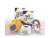 Dymo D1 Schriftband 12 mm x 7 m schwarz auf grün           45019 Zubehör Beschriftungsgeräte