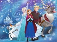 Ravensburger Frozen Glitzernder Schnee 100 Teile XXL Puzzles