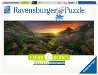Ravensburger Sonne über Island, Panorama 1000 Teile Puzzles