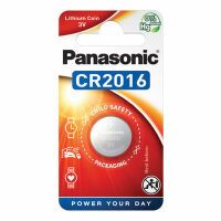 Panasonic CR2016 - LITHIUM COIN - Single-use battery - Alkaline - 3 V - 1 pc(s) - 90 mAh - 1.6 g