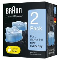 Braun CC-System Reinigungskartuschen - 2er-Pack / CCR2 Reinigungslösung Rasierer 