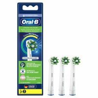 Oral-B CrossAction Aufsteckbürsten mit CleanMaximiser-Borsten für überlegene Reinigung, 3 Stück