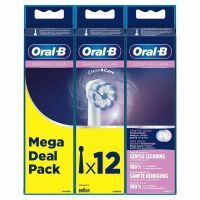 Oral-B Ersatz-Zahnbürste - 378709 Oral-B EB Sensitive Clean 4+4+4 FFS weiß