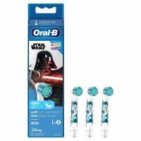 Oral-B Kids Star Wars Aufsteckbürsten für elektrische Zahnbürsten, extra weiche Borsten, für Kinder ab 3 Jahren, 3 Stück