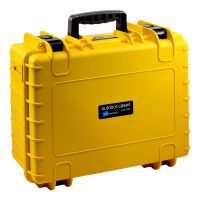 B&W Outdoor Case Type 5000 gelb mit Facheinteilung Koffer - Foto & Video