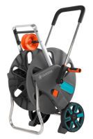 Gardena AquaRoll L Easy - Cart reel - Manual - Functional - Black,Blue,Orange - Freestanding - 100 m
