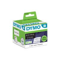 Dymo Shipping / Name Badge Labels - 54 x 101 mm - S0722430 - White - Self-adhesive printer label - Paper - Permanent - Rectangle - LabelWriter