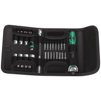 Wera 05051045001 - Socket wrench set - 26 pc(s) - Black,Chrome,Green - Ratchet handle,Speed handle - 5.5,6,7,8,10,12,13 mm