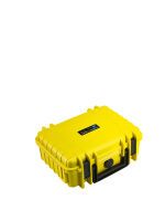 B&W Outdoor Case Type 1000 gelb mit Facheinteilung Koffer - Foto & Video