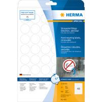 HERMA Folien-Etiketten A4 30mm weiß ablösbar          960St. (4571)