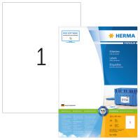 Herma Prem. Etiketten    210x297 100 Bl. DIN A4 100 Stück    4428 Etiketten