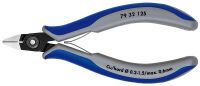 KNIPEX 79 32 125 - Diagonal-cutting pliers - Chromium-vanadium steel - Plastic - Gray/Blue - 12.5 cm - 58 g