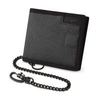 Pacsafe RFIDsafe Z100 RFID blocking bi-fold wallet - Charcoal - Monotone - 1000 D - Pocket - 170 g - 120 mm
