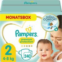 Pampers Premium Protection Gr. 2 Mini Windeln, 240 Stück, Monatsbox #BDPG22
