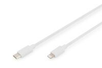 DIGITUS USB Kabel USB-C St. -> Lightning St., MFI 2M weiß (DB-600109-020-W)