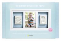 PEARHEAD Babyabdruck Fotorahmen 'Baby Deluxe' für 1 Foto und Hand- und Fußabdruck