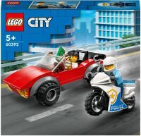 LEGO City 60392 Verfolgungsjagd m.d. Polizeimoto LEGO