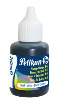 Pelikan Büro Pelikan Stempelfarbe wasserfest 30 ml Weiß mit Pinsel (351502)