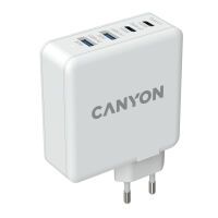 Canyon Ladegerät 2xUSB-C + 2x USB-A 100W  PD GaN       white retail (CND-CHA100W01)