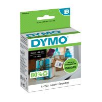 Dymo Multi-Purpose Labels - 25 x 25 mm - S0929120 - White - Self-adhesive printer label - Paper - Removable - Square - LabelWriter