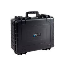 B&W Outdoor Case Type 6000 schwarz mit Facheinteilung Koffer - Foto & Video