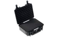 B&W Outdoor Case Type 1000 schwarz mit Schaumstoff Inlay Koffer - Foto & Video