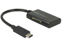 Delock 91740 - MMC - MMCmicro - Memory Stick (MS) - MicroSD (TransFlash) - MicroSDHC - MicroSDXC - SD - SDHC - SDXC - Black - 480 Mbit/s - 2048 GB - USB 3.2 Gen 1 (3.1 Gen 1) Type-C - USB
