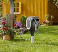 Gardena RollUp - Ground-standing reel - Automatic - Functional - Black - Grey - 0 - 360° - 20 m