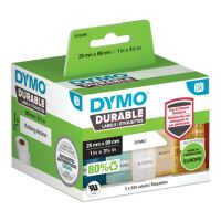 Dymo LW-Kunststoff-Etiketten 25 x 89 mm 2x 350 St. Etiketten