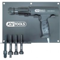 KS Tools Vibro-Impact Druckluft- Meißelhammer-Satz, 6-tlg Zubehör Drucklufttechnik