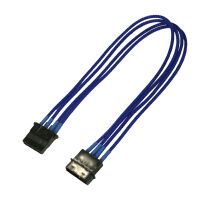Kabel Nanoxia 4-Pin Verlängerung, 30 cm, Single, blau (NX4PV3EB)