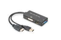 DIGITUS HDMI 3in1 Adapter / Konverter Kabel und Adapter -Computer-