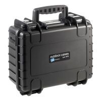 B&W Outdoor Case Type 3000 schwarz mit Schaumstoff Inlay Koffer - Foto & Video