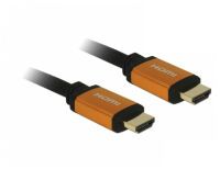 Delock 85728 - 1.5 m - HDMI Type A (Standard) - HDMI Type A (Standard) - 7680 x 4320 pixels - 48 Gbit/s - Black - Gold